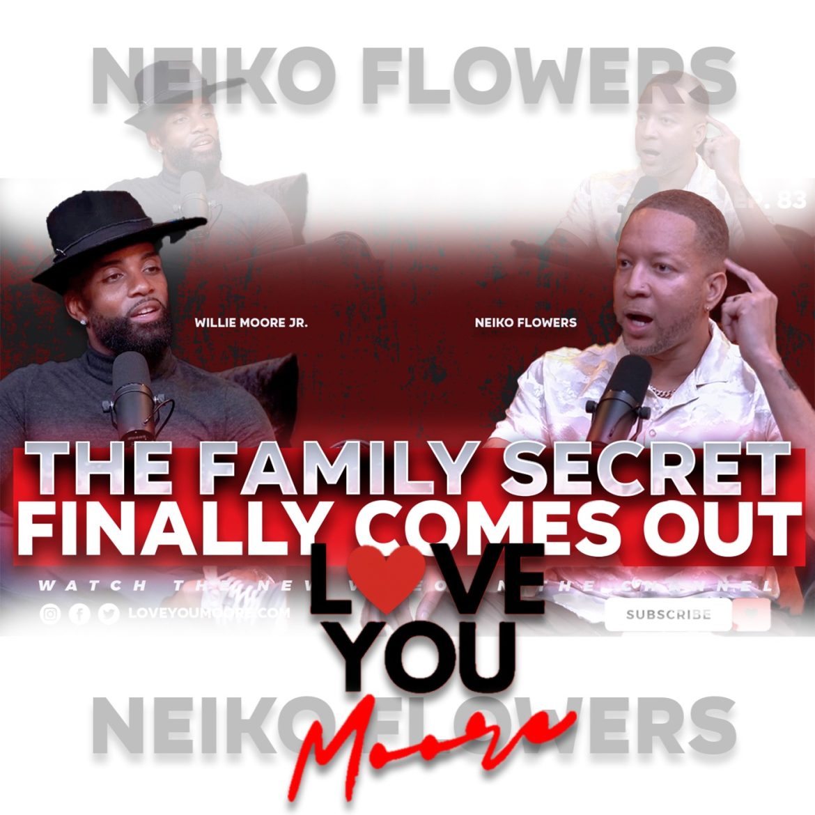 Black Podcasting - The Family Secret Finally Comes Out | Love You Moore Show