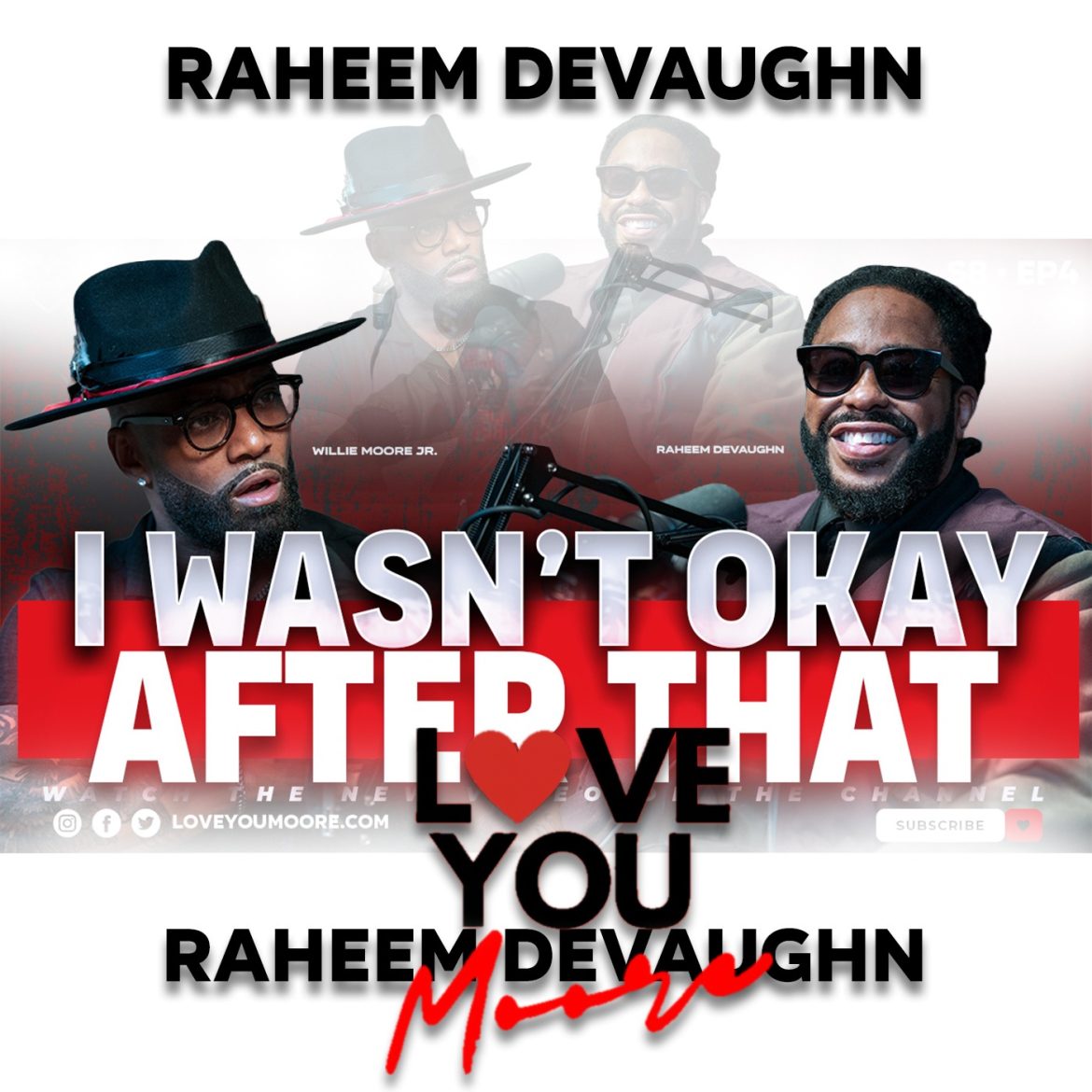 Black Podcasting - Raheem DeVaughn on Losing His Father, Therapy, Silent Pain & Why Men Cry in Silence