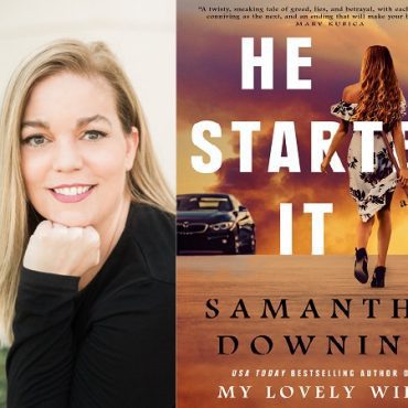 Black Podcasting - Author Samantha Downing returns to #ConversationsLIVE with #HeStartedIt