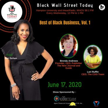 Black Podcasting - Best of Black Business, Vol. 1 - being the voice of our own people, sharing our history, experience and perpective on Black Wall Street Today with Blair Durham