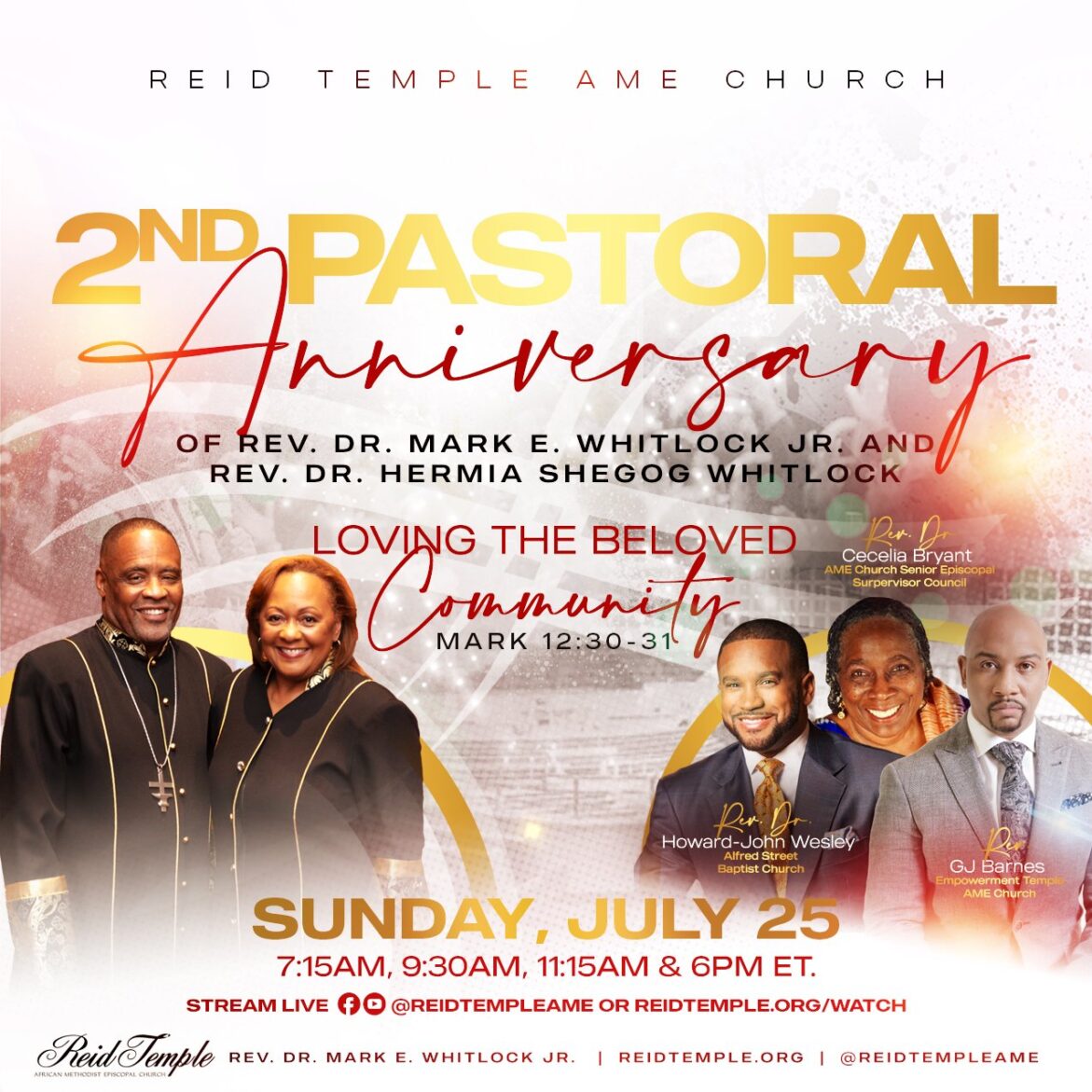 Black Podcasting - "We Are The Church" | Rev. Dr. Cecelia Bryant  | 2nd Pastoral Anniversary Service RTAME