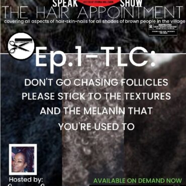 Black Podcasting - THE HAIR APPOINTMENT-TLC: Don't Go Chasing Follicles Please Stick To TheTextures And The Melanin That You're Used To