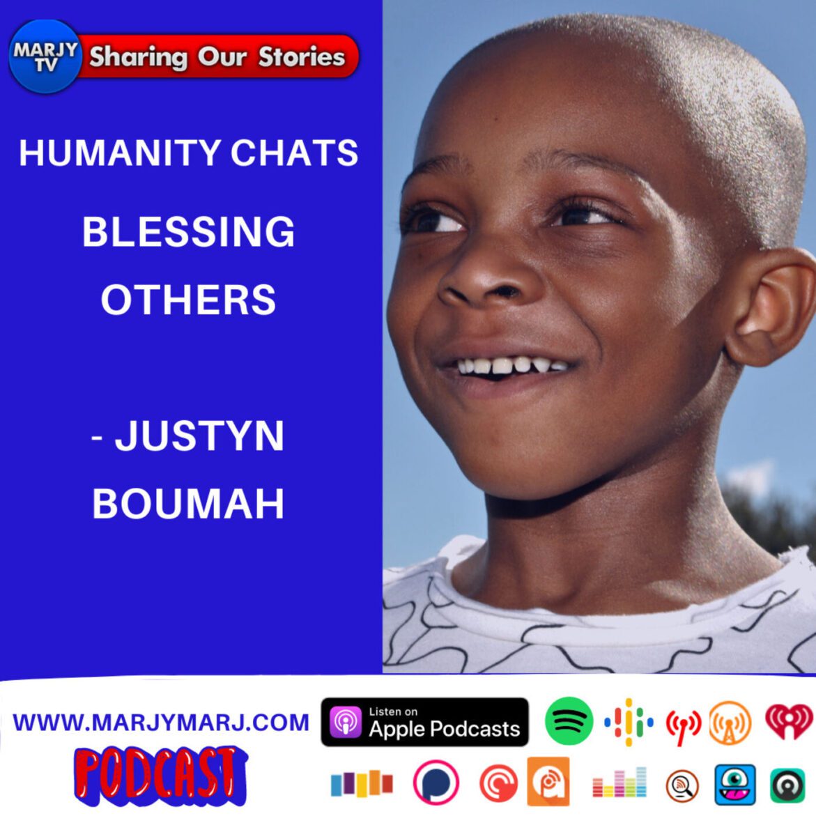 Black Podcasting - Blessing Others with 6-Year-Old Justyn Boumah
