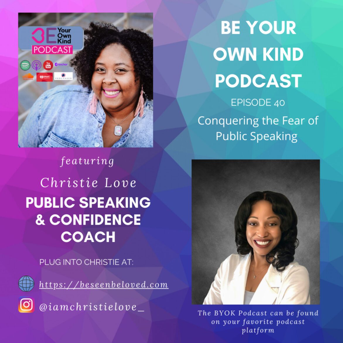 Black Podcasting - EP 40: BYOK w/ Christie Love: Conquering the Fear of Public Speaking