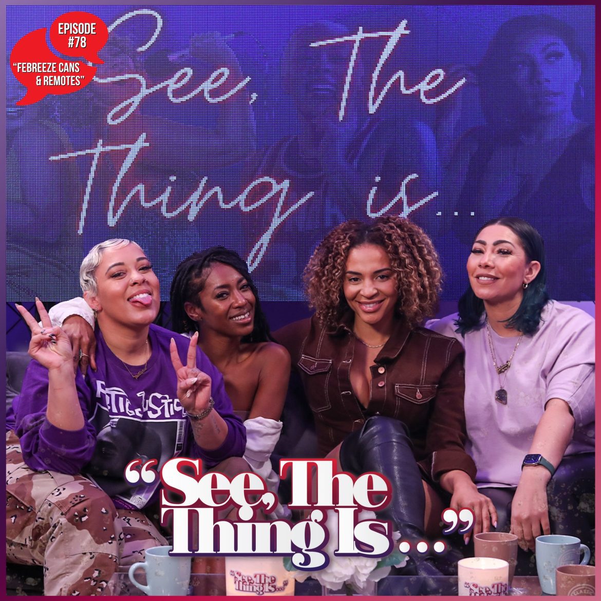 Black Podcasting - Febreeze Cans & Remotes