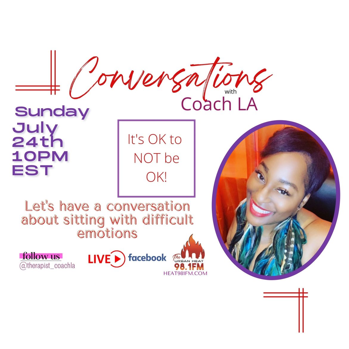 Black Podcasting - It&apos;s OKAY not to be OKAY! Let&apos;s have a conversation about sitting with difficult emotions.