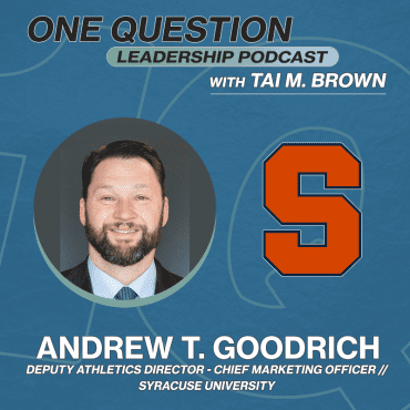 Black Podcasting - Andrew T. Goodrich | Deputy Athletics Director | Syracuse
