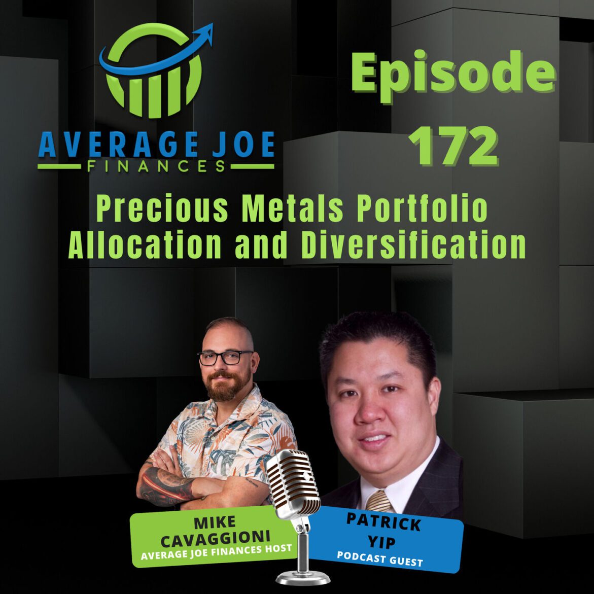 Black Podcasting - 172. Precious Metals Portfolio Allocation and Diversification with Patrick Yip