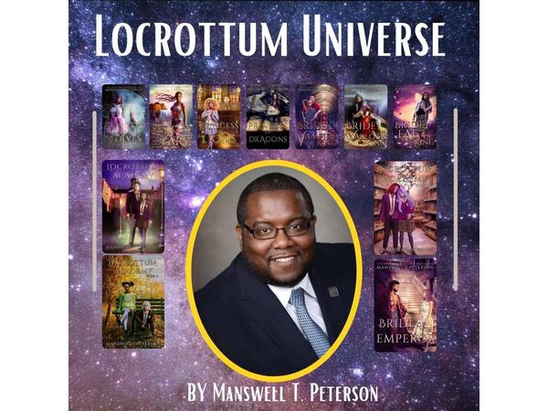 Black Podcasting - Author Manswell T. Peterson talks THE LOCROTTUM UNIVERSE on #ConversationsLIVE