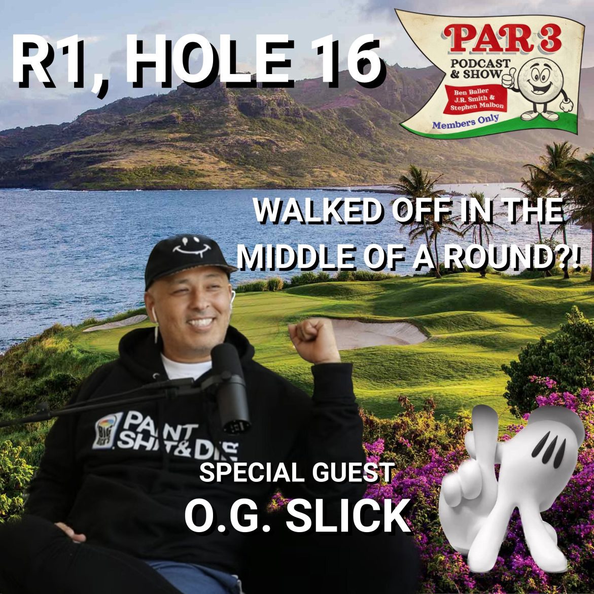 Black Podcasting - R1, HOLE 16: O.G. Slick (Graffiti Artist/Avid Golfer) & Becoming An Elite Golf Gambler, Playing Every Hawaii Course, J.R. Hits 3 Houses In Denver