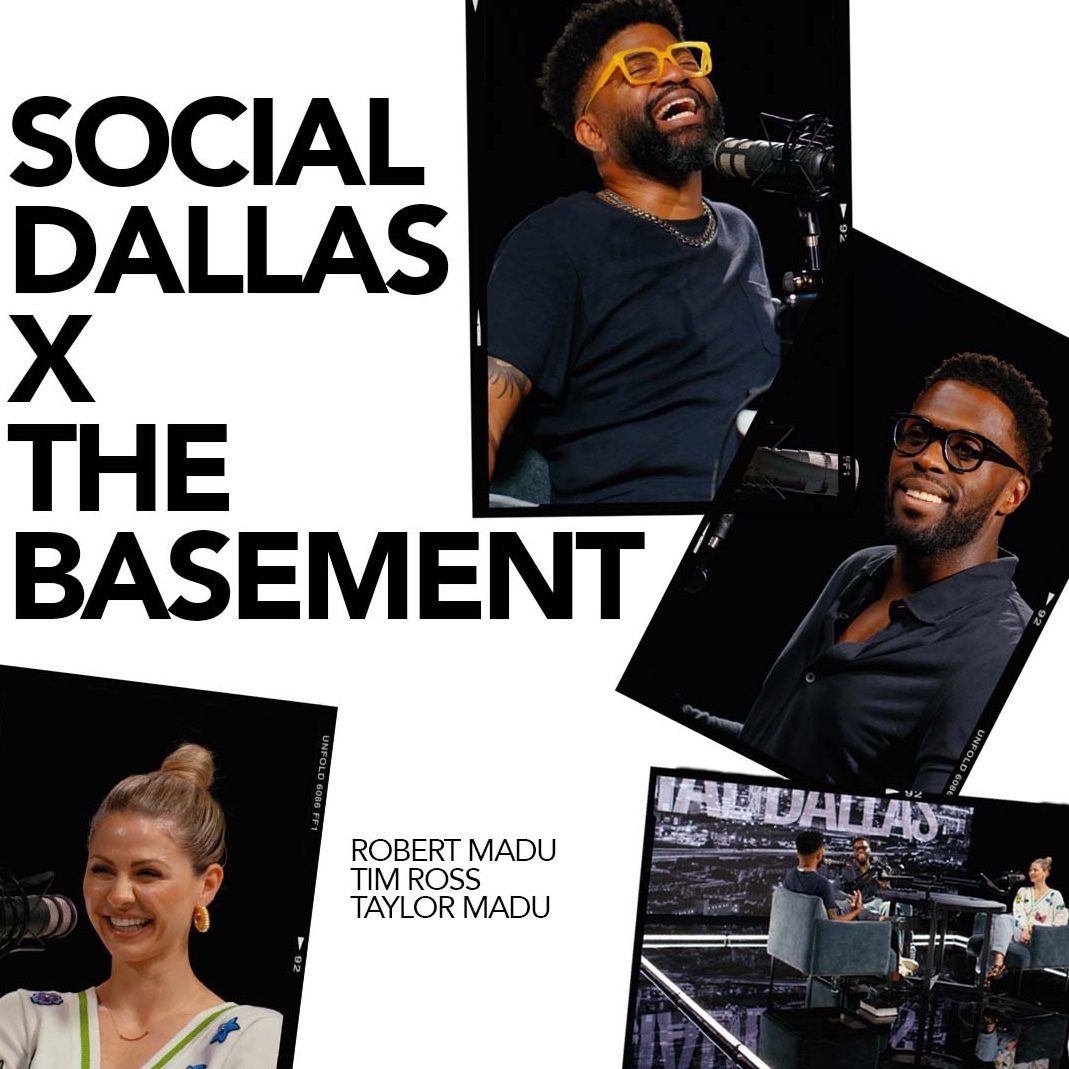 Black Podcasting - Social Dallas X The Basement | Robert Madu, Taylor Madu, Tim Ross