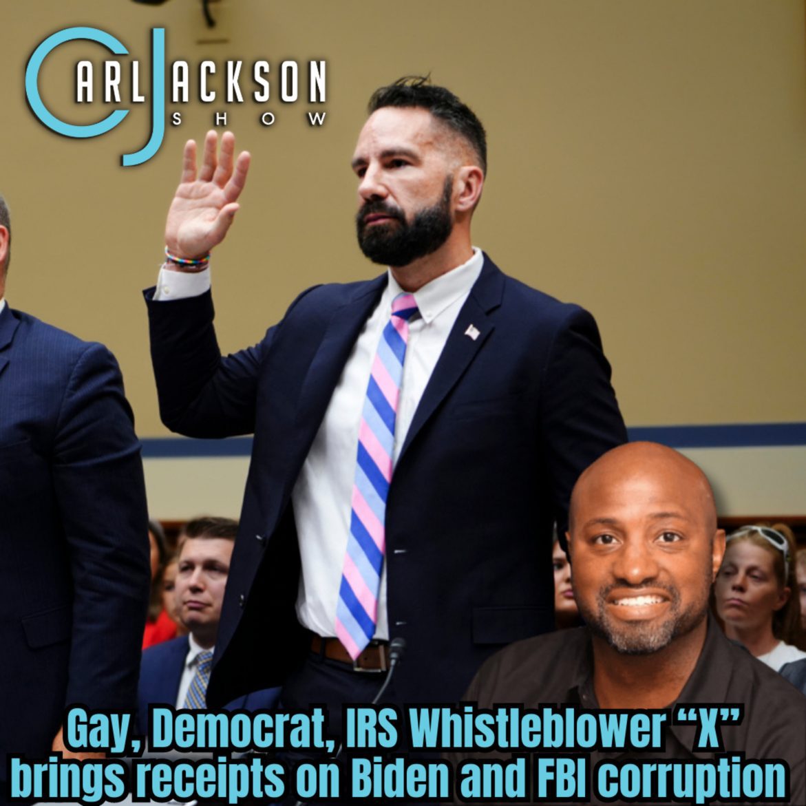 Black Podcasting - Gay, Democrat, IRS Whistleblower “X” brings receipts on Biden and FBI corruption