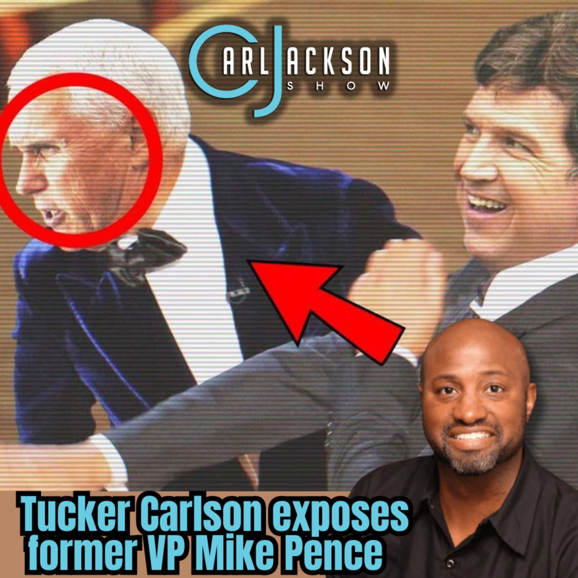 Black Podcasting - Tucker Carlson exposes former VP Mike Pence and Sen. Tim Scott in Iowa