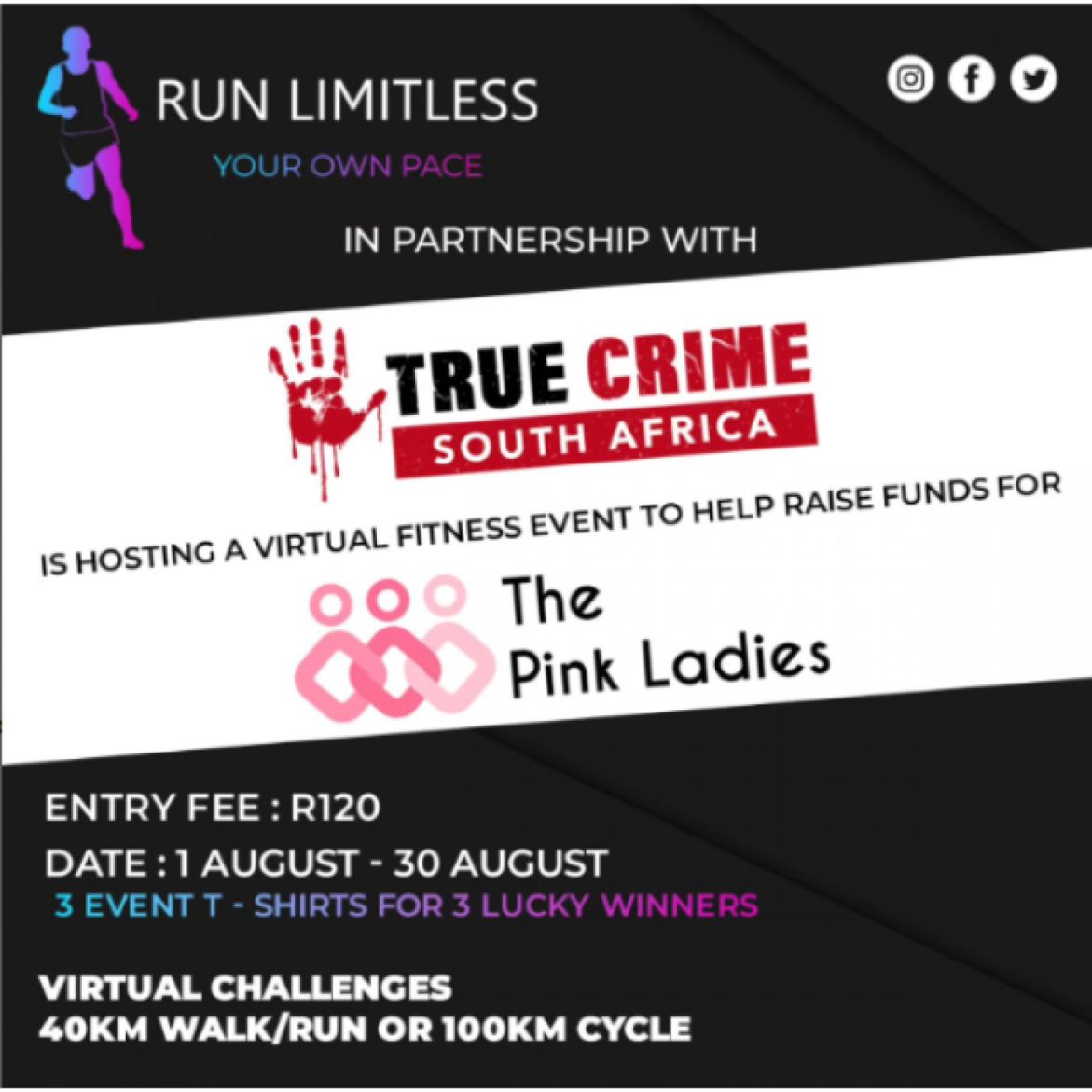 Black Podcasting - Announcement: Join Team TCSA and Run Limitless in Raising Funds for The Pink Ladies