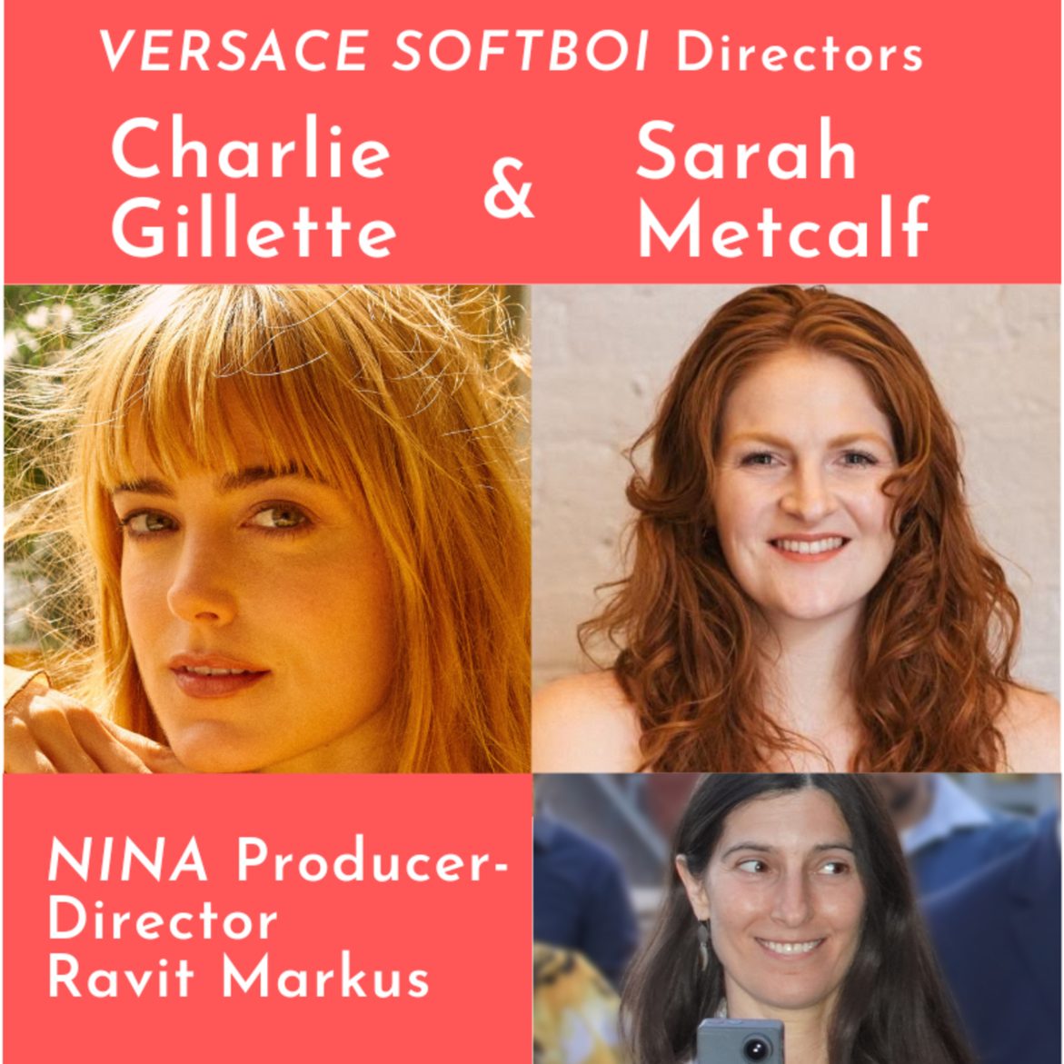Black Podcasting - Charlie Gillette & Sara Metcalf Directors of Versace Softboi / Ravit Markus NYWIFT Loreen Arbus Grant Winner