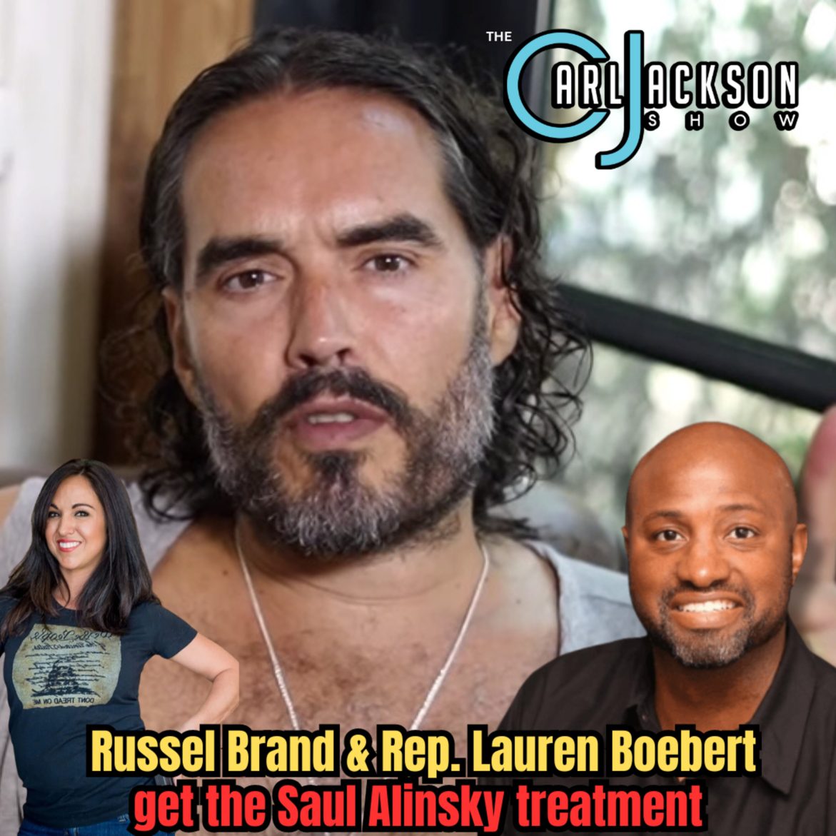 Black Podcasting - Russel Brand & Rep. Lauren Boebert get the Saul Alinsky treatment