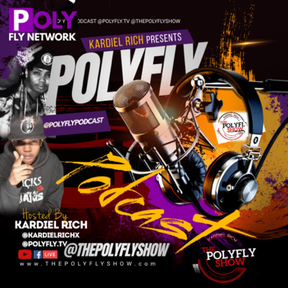 Black Podcasting - KAIRO INTERVIEW BY MIAMI HOURS PODCAST WITH HURRICANE WAYNE 305 TALKS NEW NETWORK POLYFLY.TV & UP AND COMING SHOWS