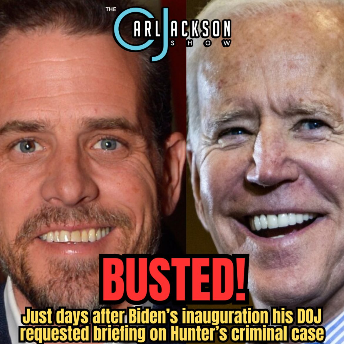 Black Podcasting - BUSTED! Just days after Biden’s inauguration his DOJ requested briefing on Hunter’s criminal case