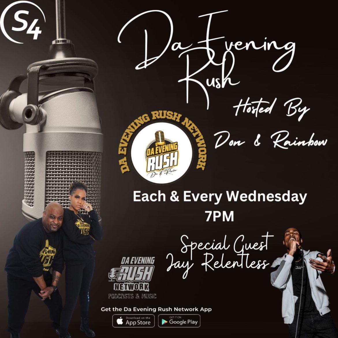 Black Podcasting - Da Evening Rush Show: (S4 E10): The Music Don't Stop After You Drop Your Album