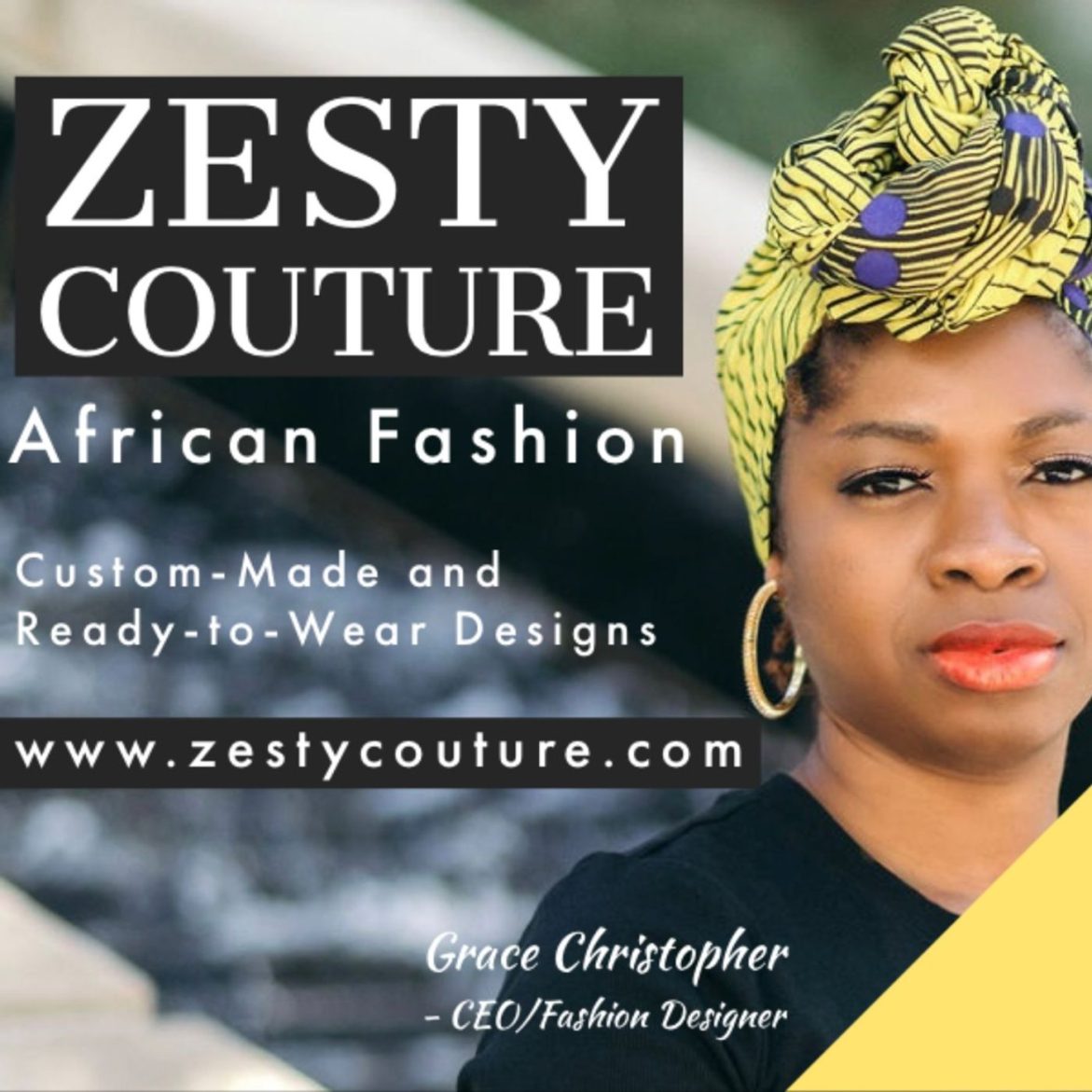 Black Podcasting - African Zesty Couture with Grace Christopher