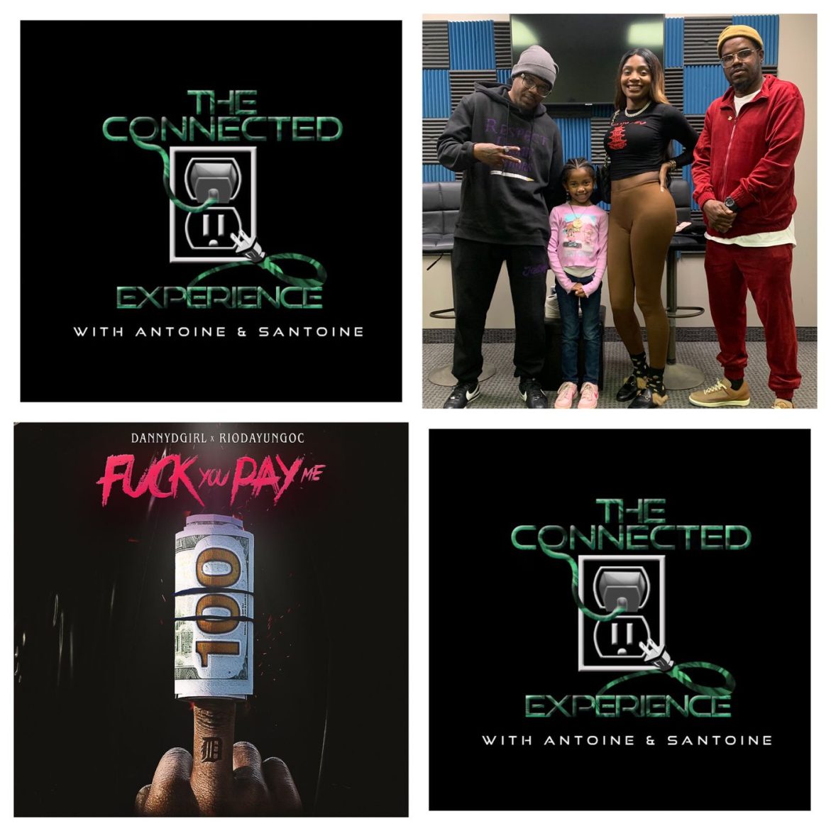 Black Podcasting - The Connected Experience- Miss Detroit Player F/Danny D Girl