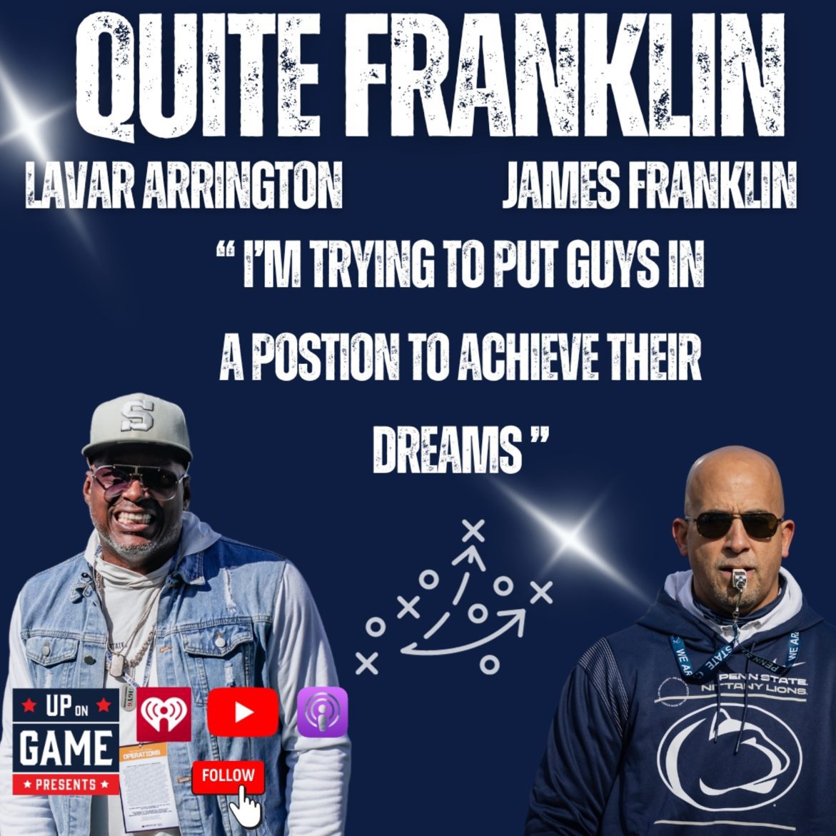 Black Podcasting - Up On Game Presents QUITE FRANKLIN With LaVar Arrington And Coach James Franklin I’m Trying To Put Guys In A Postion To Achieve Their Dreams