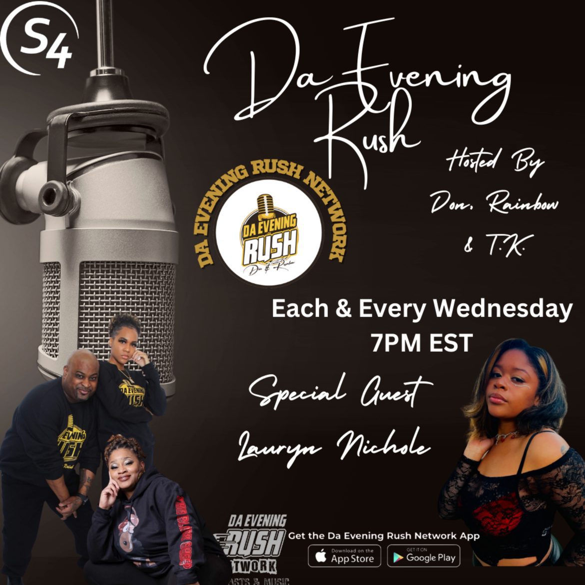 Black Podcasting - Da Evening Rush Show: (S4 E14): Thoughts From The Eyes Of Lauryn Nichole