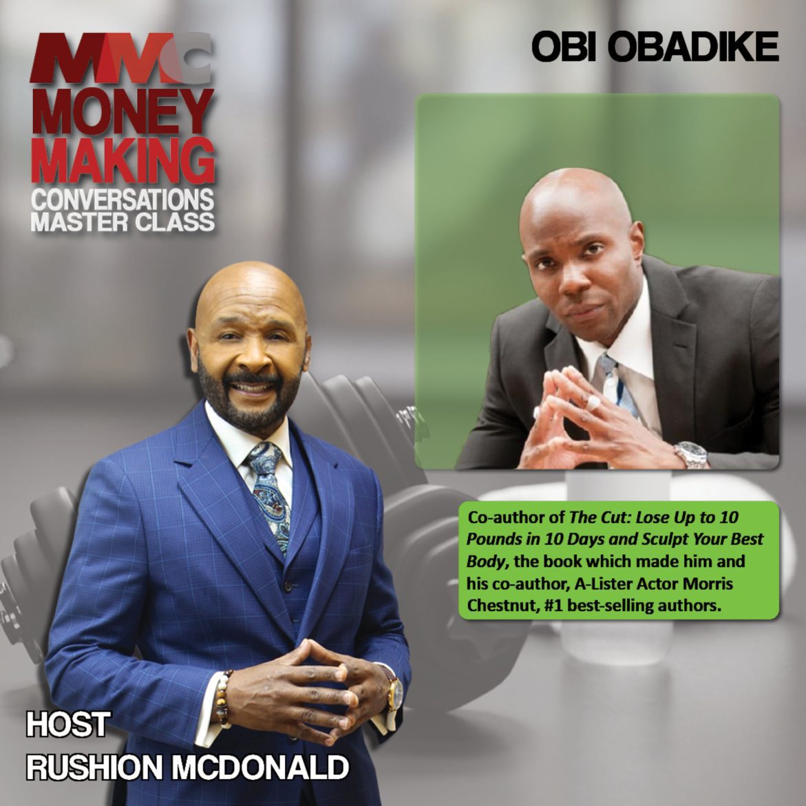 Black Podcasting - The Cut: Lose Up to 10 Pounds in 10 Days and Sculpt Your Best Body by Obi Obadike.