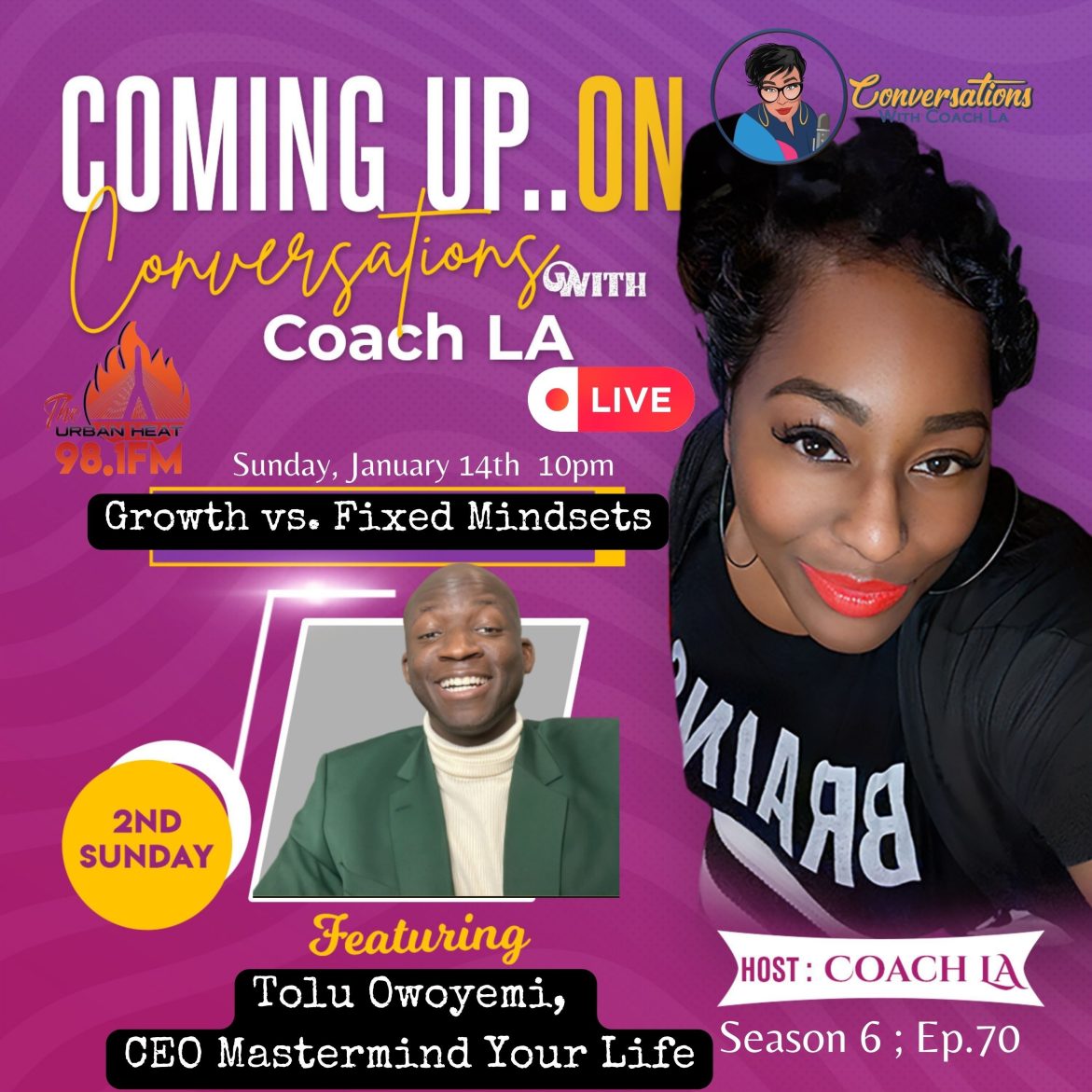 Black Podcasting - Mindset Mastery: From Okinawa to Entrepreneurship with Coach LA and Tolu Owoyemi