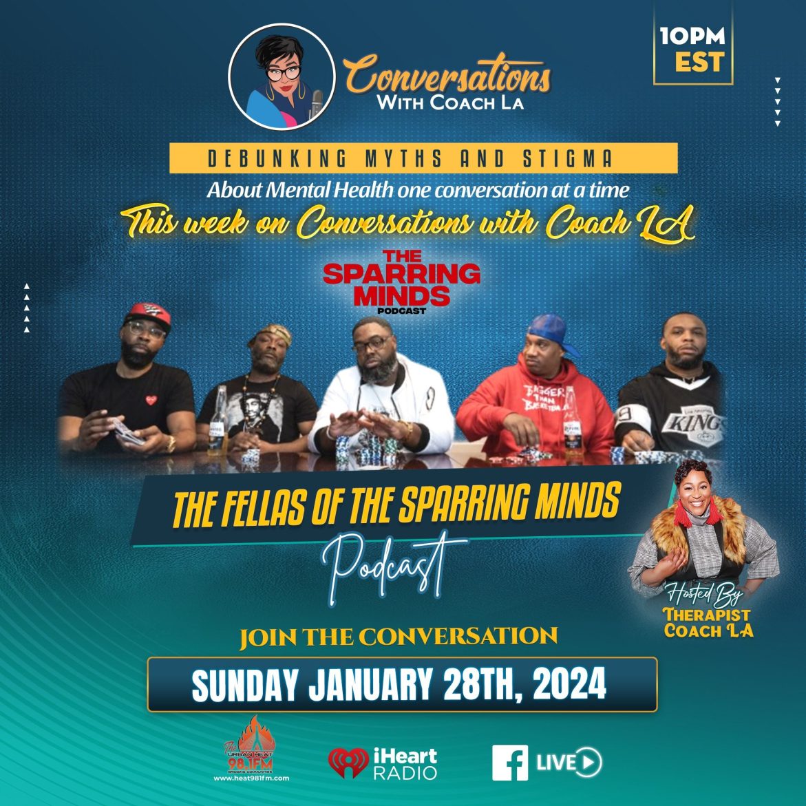 Breaking the Silence: Exploring Men's Mental Health, Therapy, Relationships, and Dating with the Men of The Sparring Minds Podcast Black Podcasting - Breaking the Silence: Exploring Men's Mental Health, Therapy, Relationships, and Dating with the Men of The Sparring Minds Podcast