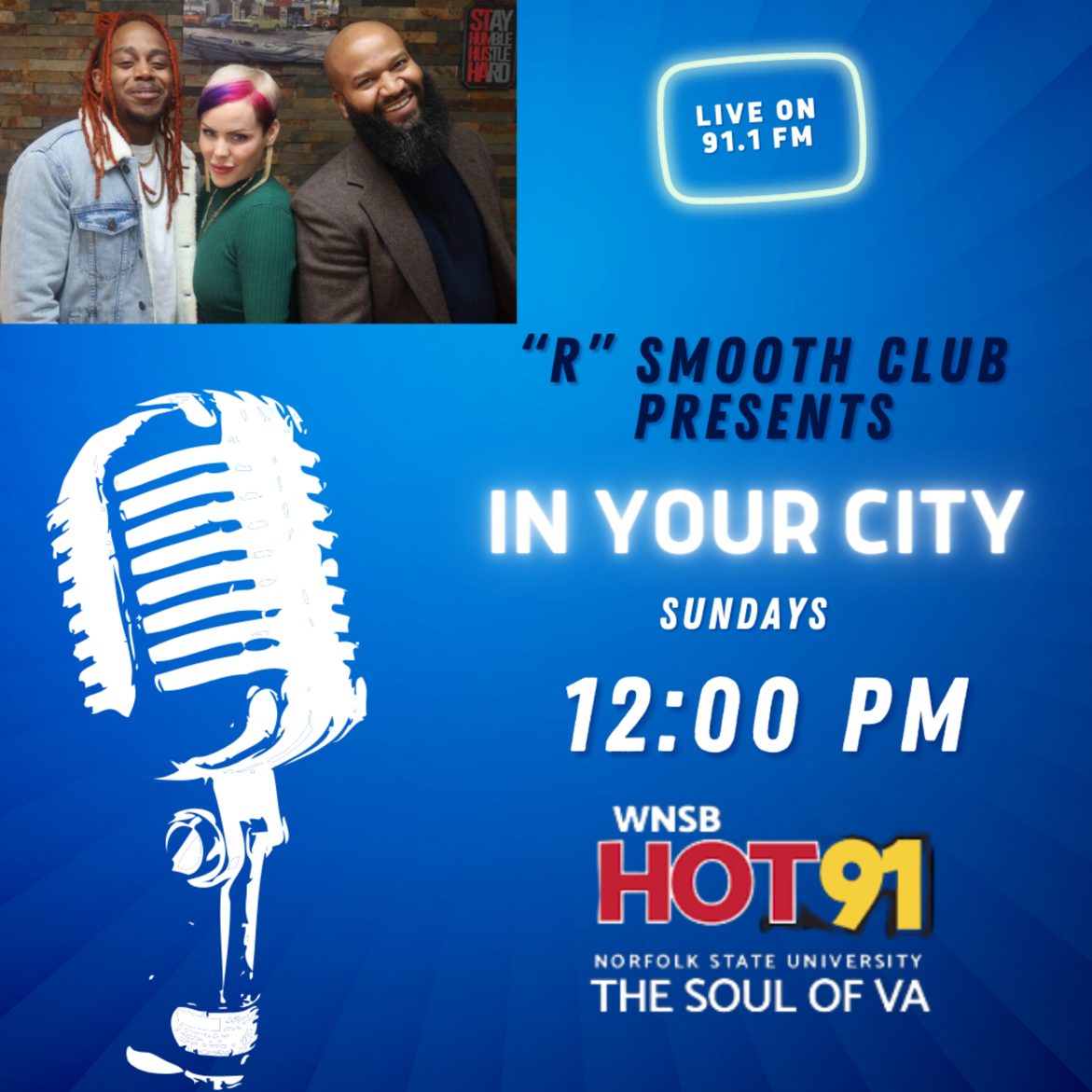 Black Podcasting - R Smooth Club Presents IN YOUR CITY! on WNSB HOT 91.1 Fm "How's Your 2024 Goals so Far"