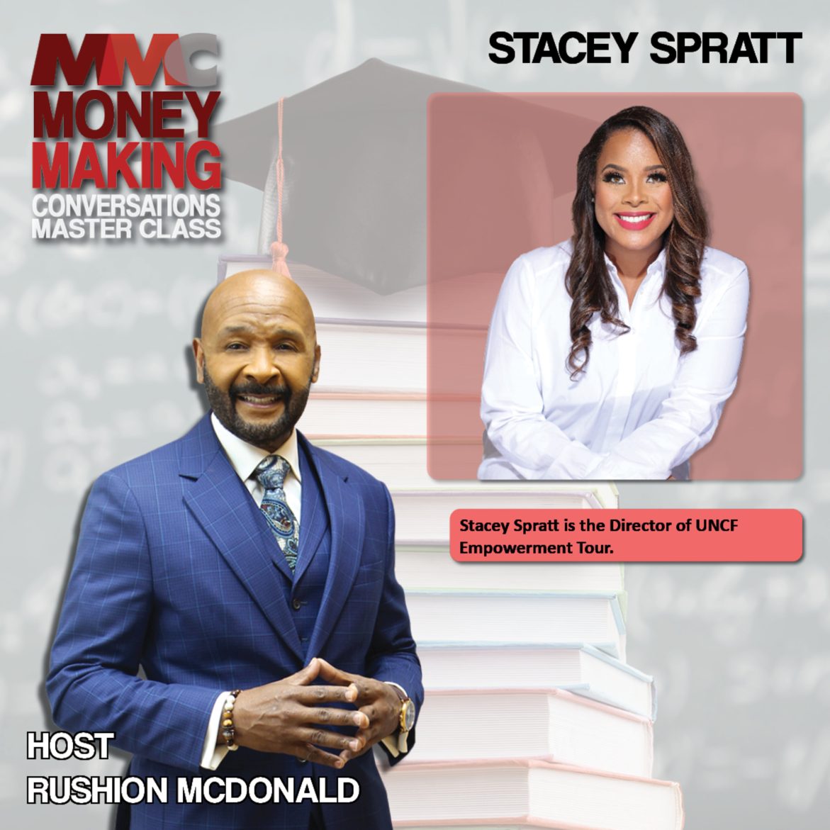 Black Podcasting - UNCF helps you engage with Fortune 500 companies, nonprofit organizations, and government agencies through career fairs with Stacey Spratt.