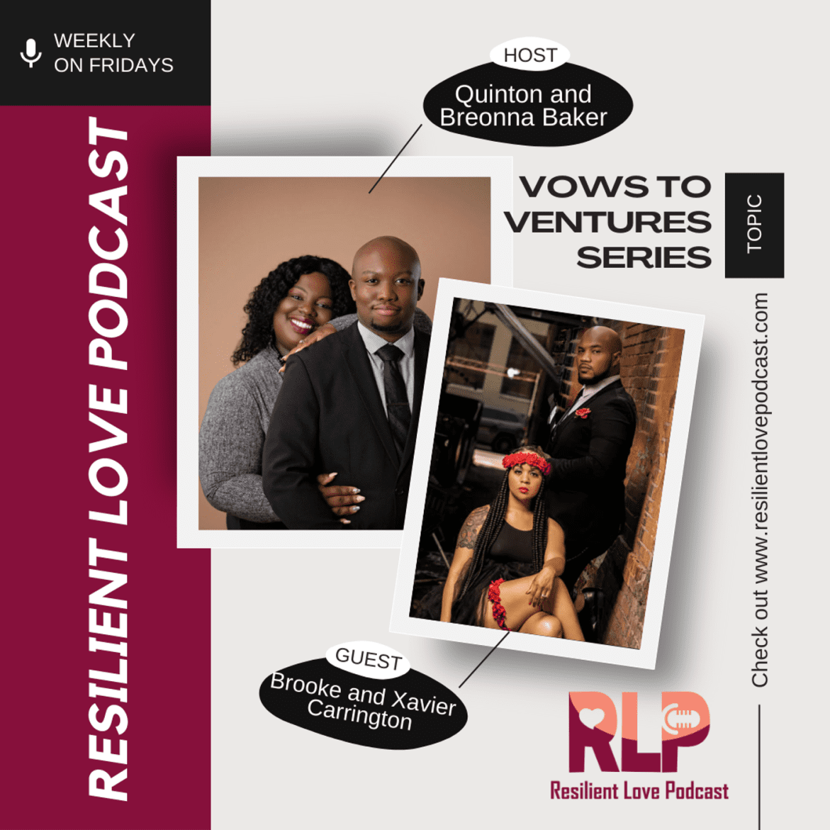 Black Podcasting - S6 Ep5: Vow to Venture: Brooke and Xavier Carrington's Love Journey