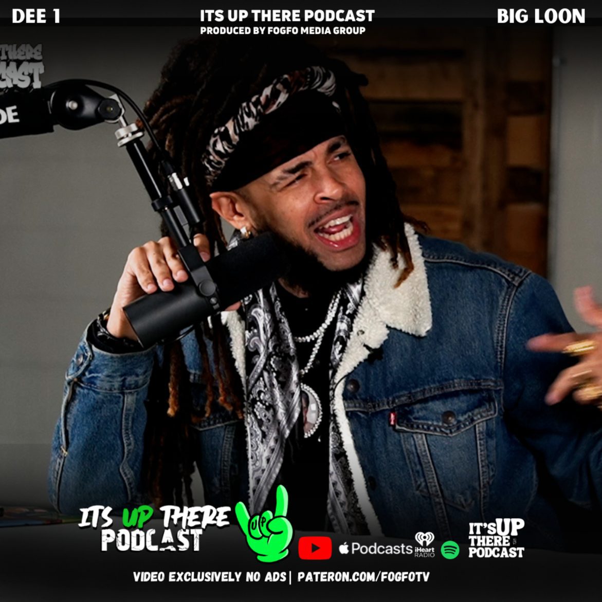 Black Podcasting - Dee-1 Interview | Its Up There Podcast - Part 1 | Meek Mill Future Juice Wrld Nicki Minaj