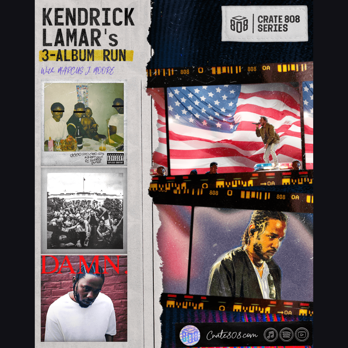 Black Podcasting - Kendrick Lamar’s 3-Album Run | Ep. 174