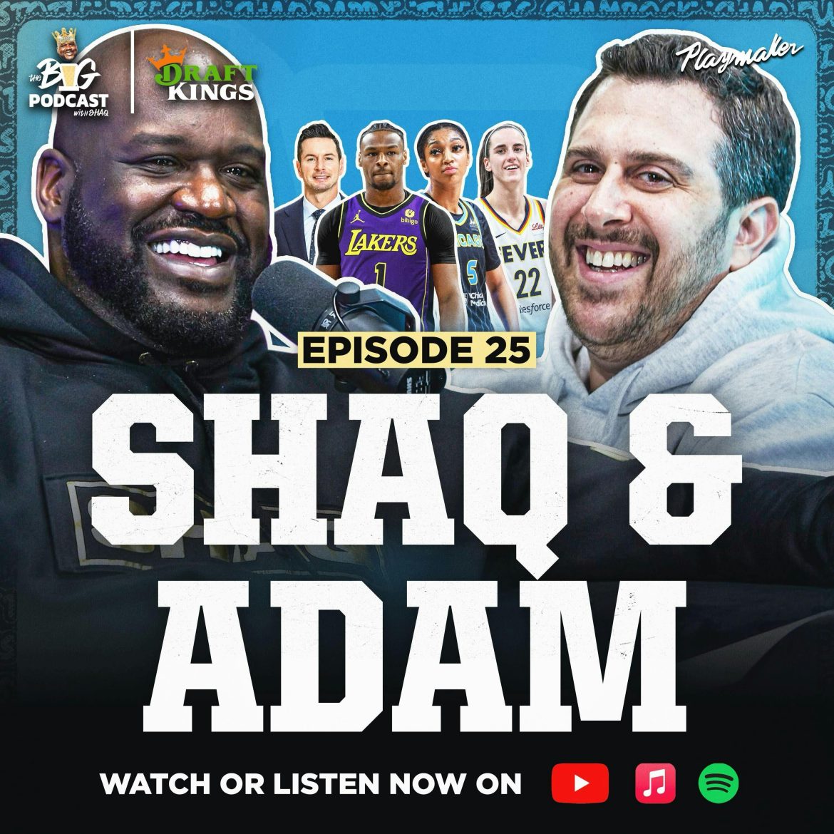 Black Podcasting - Shaq Kept It Real About Bronny, The Lakers Hiring JJ Redick & Angel Reese vs. Caitlin Clark | Ep 25