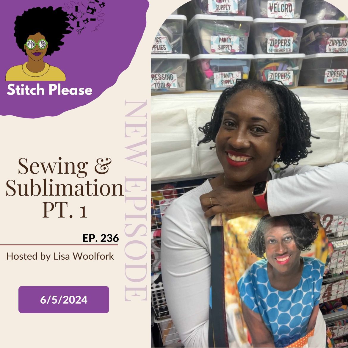 Black Podcasting - Sewing and Sublimation (Part 1)