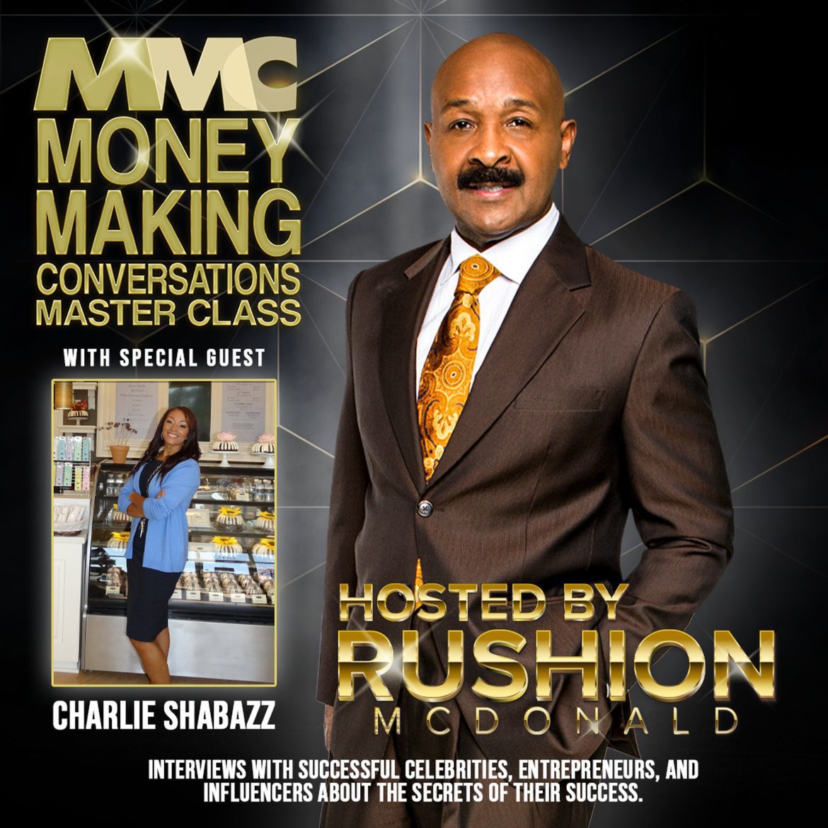 Black Podcasting - Former CPA Charlie Shabazz tells us how she pivoted her career to Nothing Bundt Cake Franchisee.