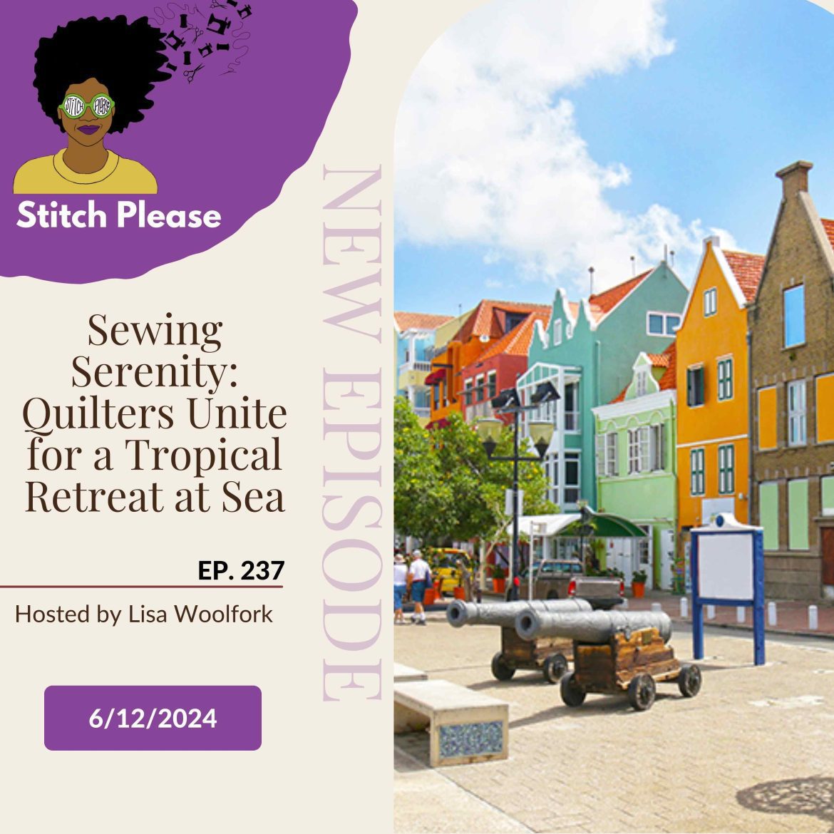 Black Podcasting - Sewing Serenity: Quilters Unite for a Tropical Retreat at Sea