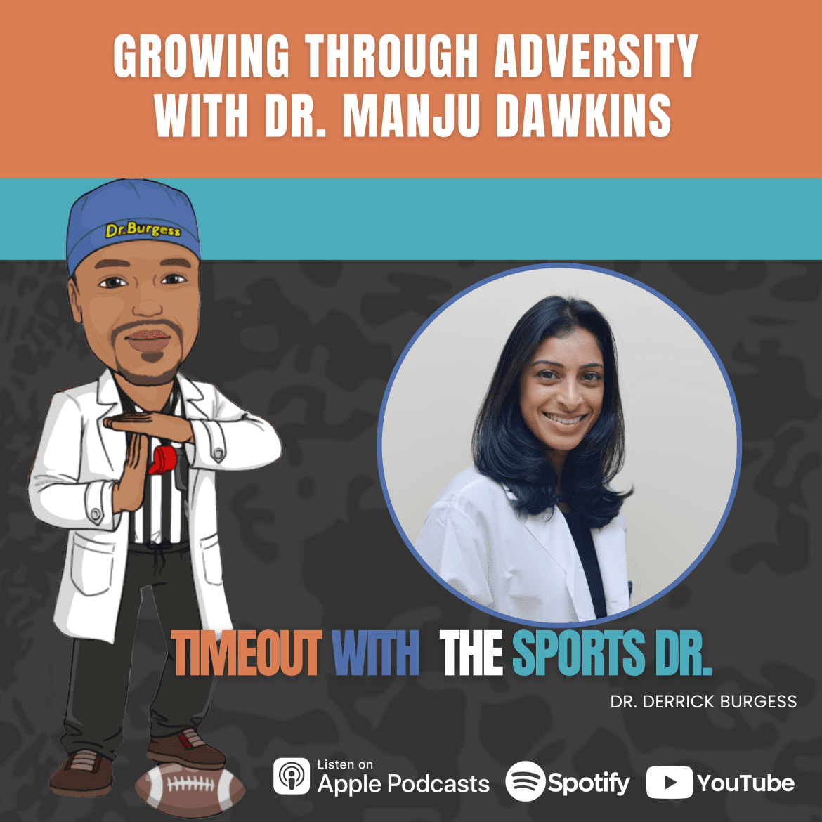 Black Podcasting - Growing Through Adversity with Dr. Manju Dawkins