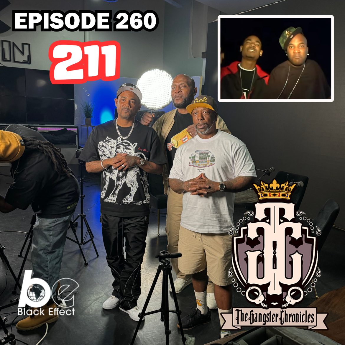 Black Podcasting - Rapper 211 Talks Young Jeezy Deal & Legendary Inglewood CA Bloods