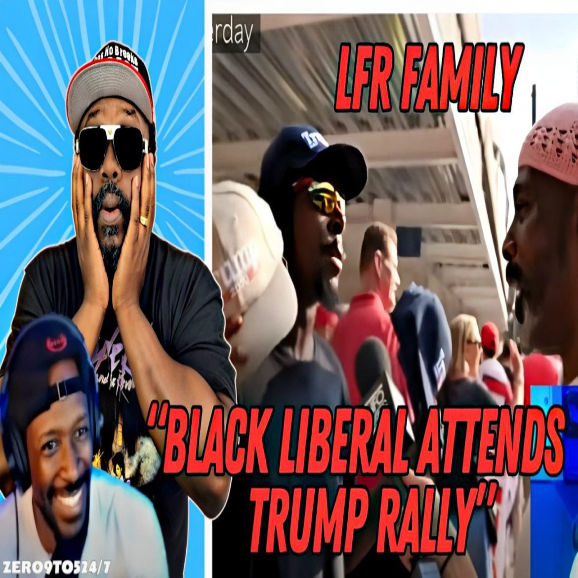 Black Podcasting - BLACK Liberal Attends Trump Rally | Reaction [AUDIO] - ZERO9to5247