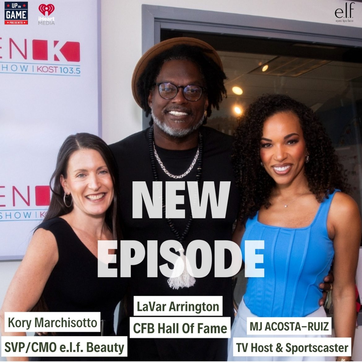 Black Podcasting - UP ON GAME PRESENTS: "Creating An Environment That Celebrates & Supports Women In Sports" With LaVar Arrington, CMO e.l.f. Beauty Kory Marchisotto, And  TV Sportscaster MJ Acosta-Ruiz