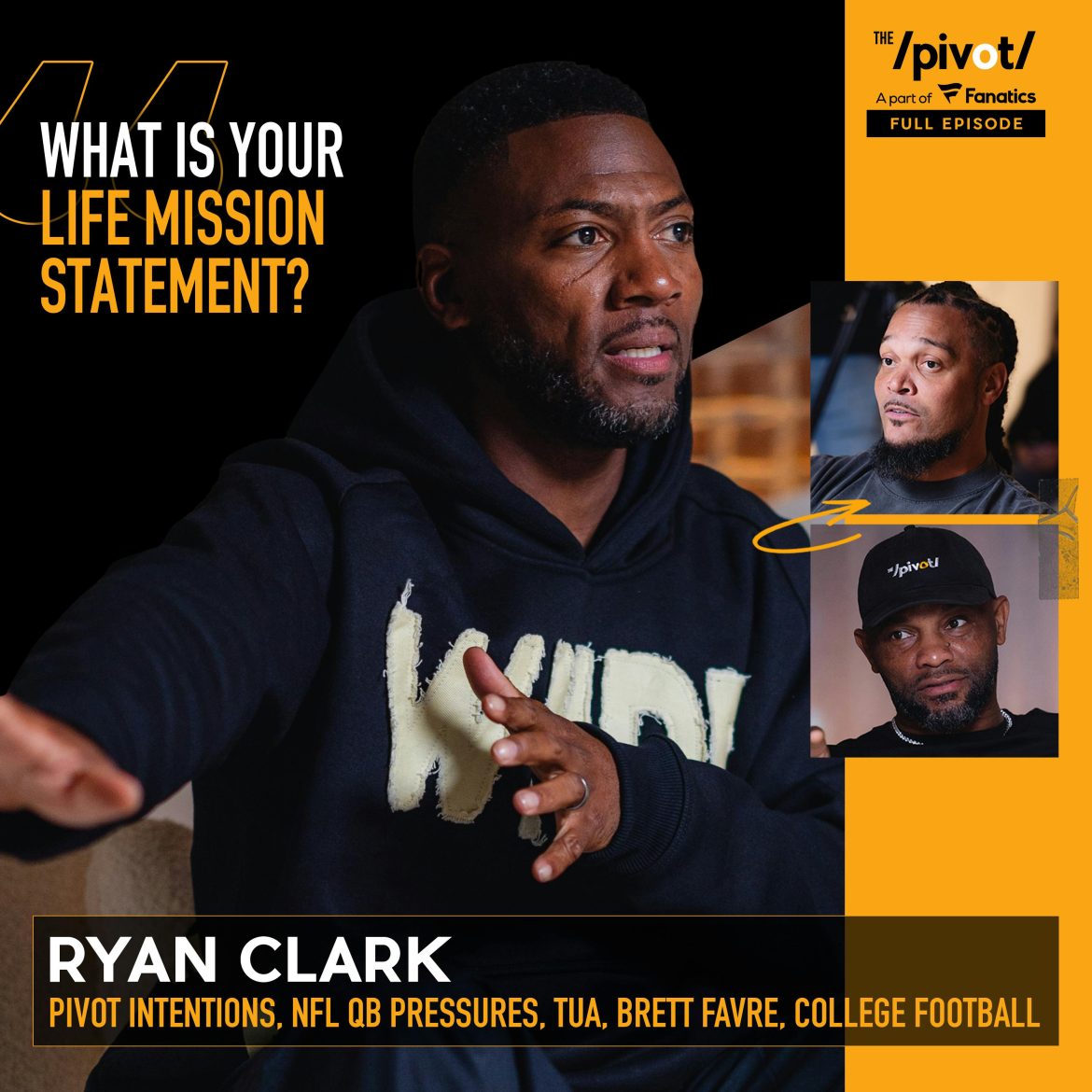 Black Podcasting - Ryan Clark, Fred Taylor & Channing Crowder talk personal mission statement, NFL Headlines & Storylines,  Tua's future, Brett Favre news, Bryce Young, NIL debacle with QB Matthew Sluka and the guys reveal own football traumas & future fears