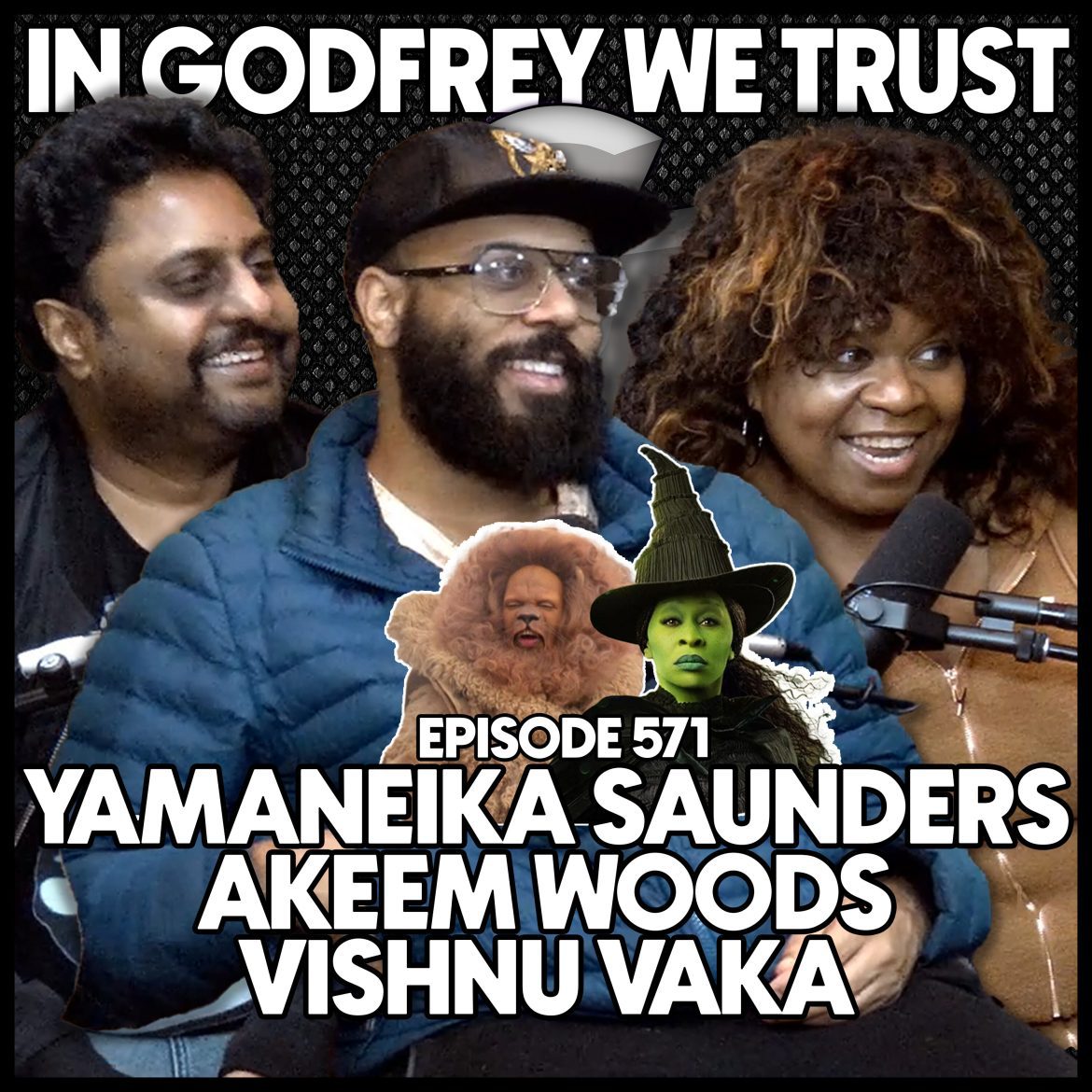 Black Podcasting - 571. Yamaneika Saunders Has A NEW Special | w/ Akeem Woods & Vishnu Vaka