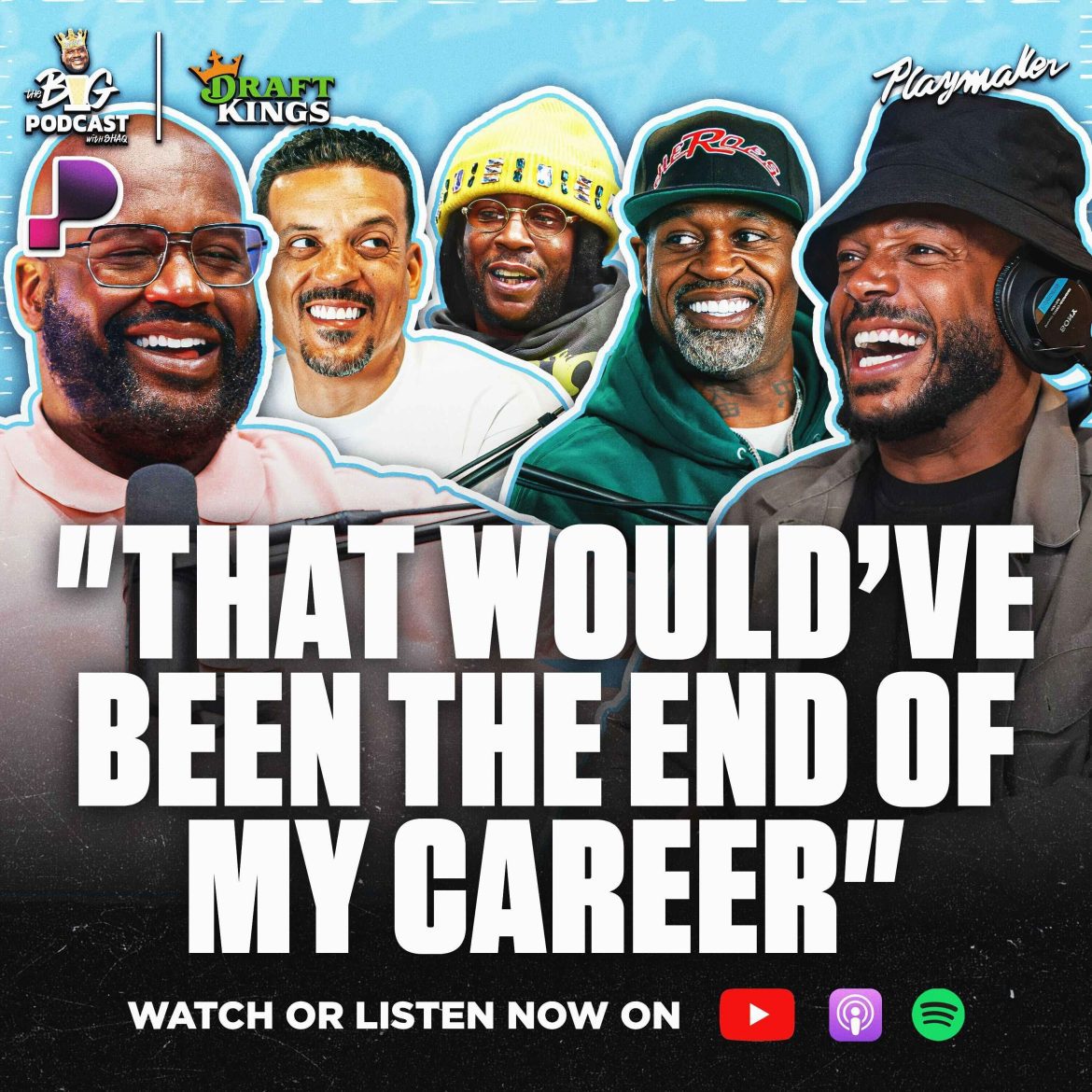 Black Podcasting - Shaq Shares Hilarious Moments w/ All The Smoke, Marlon Wayans, Mark Cuban & More