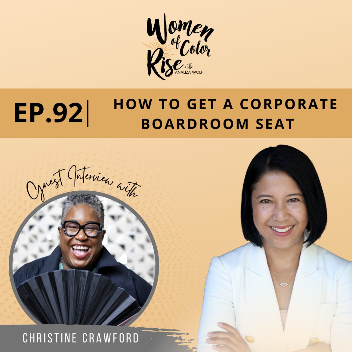 Black Podcasting - 92. How to Get a Corporate Boardroom Seat with Christine Crawford, Former McDonald’s Franchisee Owner