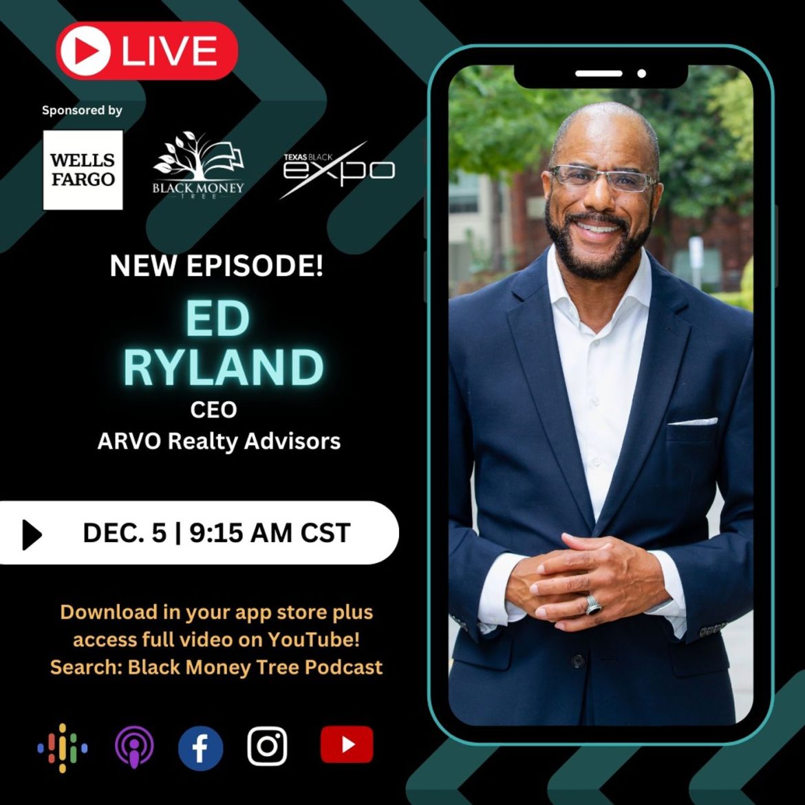 Black Podcasting - Building Wealth Through Commercial Real Estate with Ed Ryland