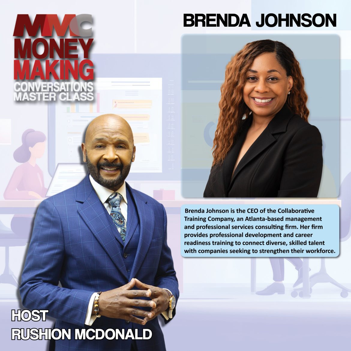 Black Podcasting - Job Placement:  She increases employee retention through career readiness training.