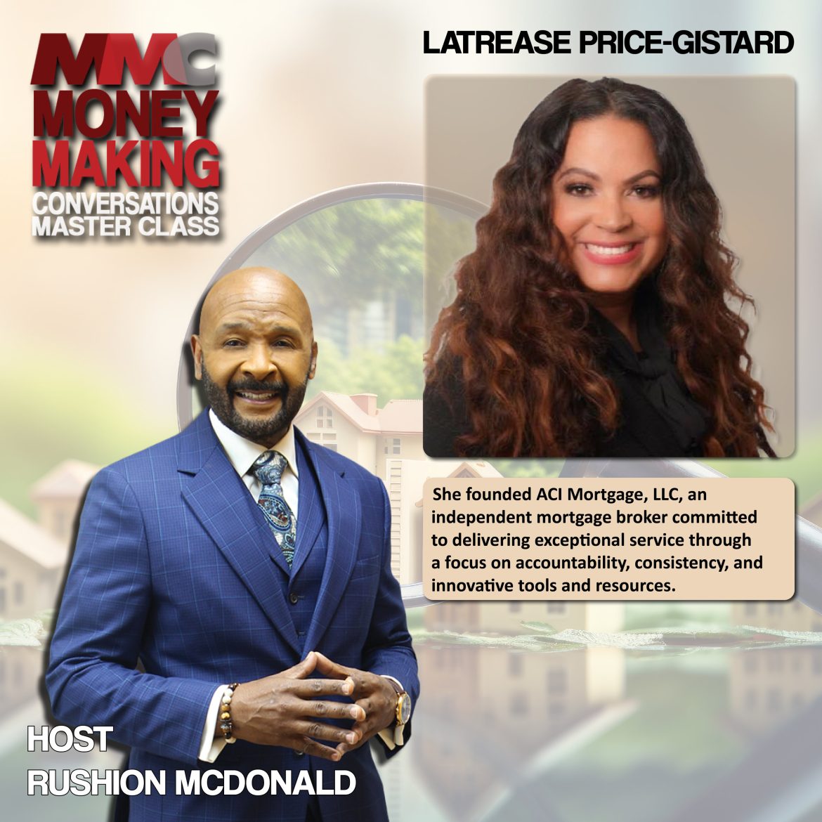 Black Podcasting - Financial Tips: She's an independent mortgage broker focusing on accountability, consistency, and her innovative tools.